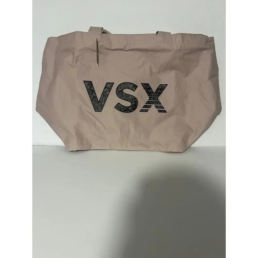 NWT Victoria's Secret VSX Logo Weekender Tote Bag Blush Pink One Size